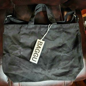 Baggu Black Horizontal Duck Bag